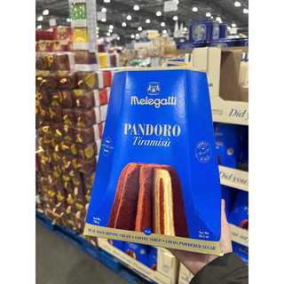 🍫🥧💜🇮🇹 BÁNH BÔNG LAN Ý TIRAMISU PHỦ BỘT CACAO NHÂN KEM MELEGATTI PANDORO TIRAMISU HỘP 750G U.S.A 🗽🇺🇸