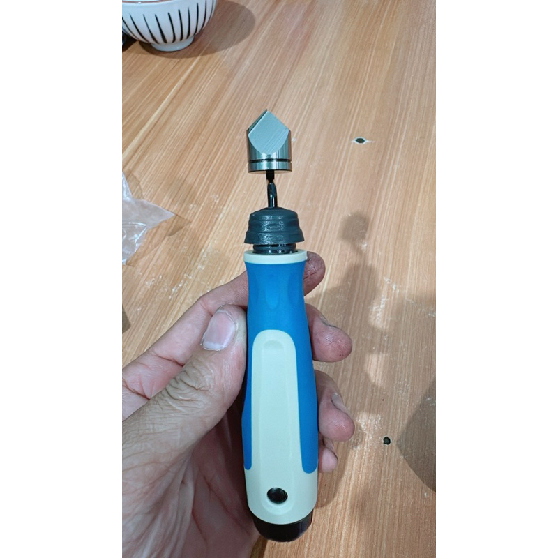 bộ nạo bavia ống đồng bằng tay - gắn máy