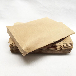 100 Túi giấy Kraft cỡ 20x25x4cm (túi giấy xi măng)