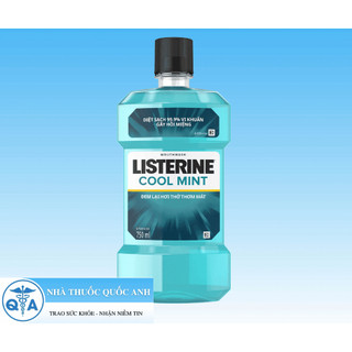[ĐỦ LOẠI] Nước Súc Miệng Listerine Cool Mint Giúp Răng Trắng Sáng Và Thơm Miệng 750ml/250ml