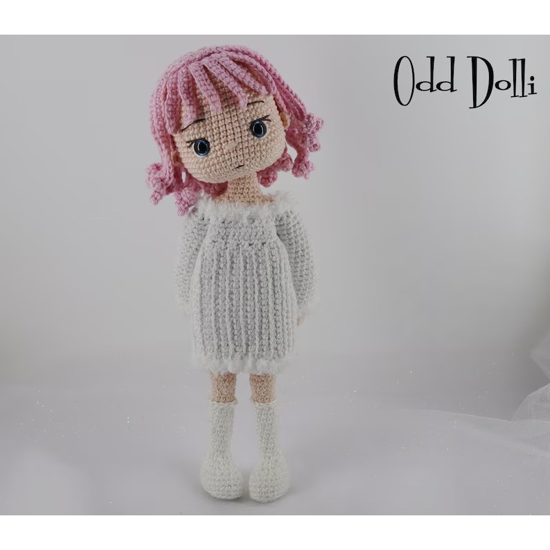 Chart móc tiếng Việt búp bê Enid (Wednesday), hướng dẫn chi tiết kèm hỗ trợ khi làm