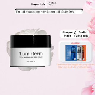 Kem Dưỡng Trắng Da Giảm Nhăn Lumiderm Vital Niacinamide 20% 50ML