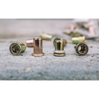 100 cái Ốc tán rút M8 thép mạ