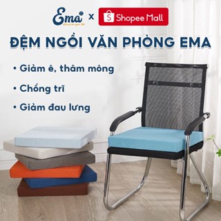 Đệm lót ghế văn phòng EMA chống trĩ, đệm ngồi bệt giảm thâm, ê mông, đệm ngồi thiền giảm đau lưng