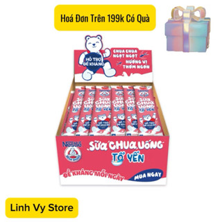Sữa chua tổ yến Nestlé® Yogu Gấu ( Vị Dâu ) (thùng 28 gói x 75ml)