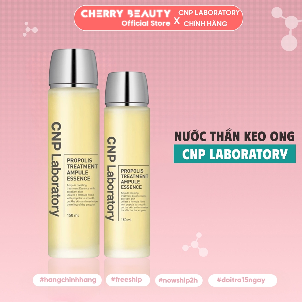 Nước Thần Keo Ong CNP Phục Hồi, Ngừa Lão Hoá, Căng Bóng Da, Cấp Ẩm, Giảm Thâm Nám 100ML-150ML | Cher