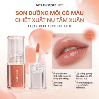 [Terra - Cotta Orange]Terra - Cotta OrangeSon Dưỡng Môi Có Màu Chiết Xuất Nụ Tầm Xuân BLUSH KISS Glow Lip Balm Hỗ Trợ D
