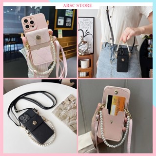 Ốp Lưng iphone Dạng Túi Da Cừu Có Dây Đeo Chéo Sang Trọng Chống Sóc cho Iphone XS Max 11 12 13 14 15 16 17 Pro Max