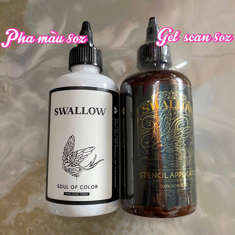 COMBO SƠN ÉN ( gel scan 8oz + pha màu 8oz )