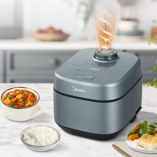 Nồi Cơm Điện Midea MGS21100BPBE (Dung Tích 1L, Công Suất 605W, Công Nghệ Gia Nhiệt Tăng Áp 3D)
