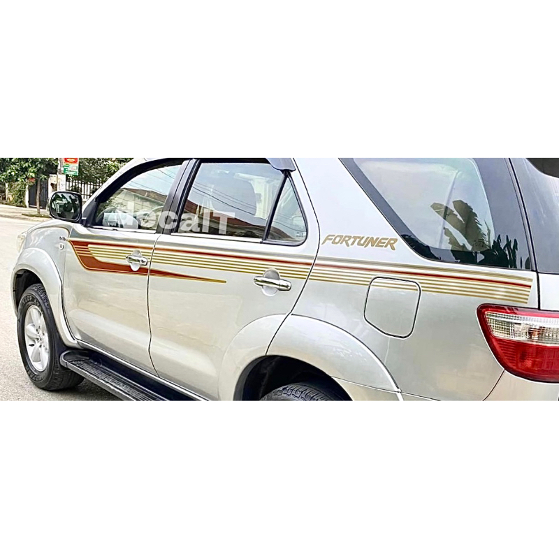 Tem Dán Sườn Xe Fortuner Mẫu Mới. Tem Dán Sườn Xe Fortuner Mẫu Mới (F1032)