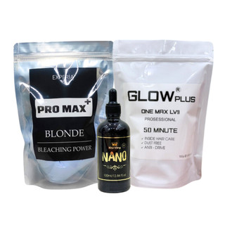 Bột tẩy tóc Promax GLOW PLUS lên màu mạnh Experia 500g
