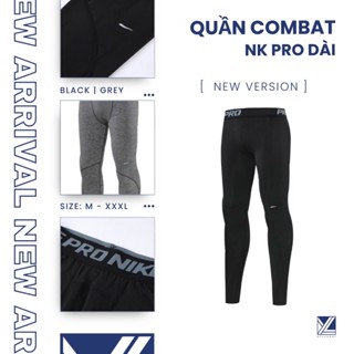 Quần combat NK Pro dài (New version) | Quần giữ nhiệt ôm, thoáng khí, co giãn