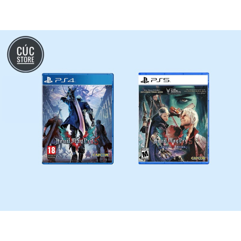Đĩa chơi game PS4/ PS5: Devil May Cry 5