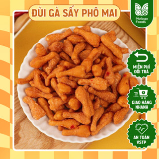 500G Đùi gà sấy phô mai bánh quẩy đùi gà phô mai giòn tan thơm ngon ăn vặt MOLAGO FOODS