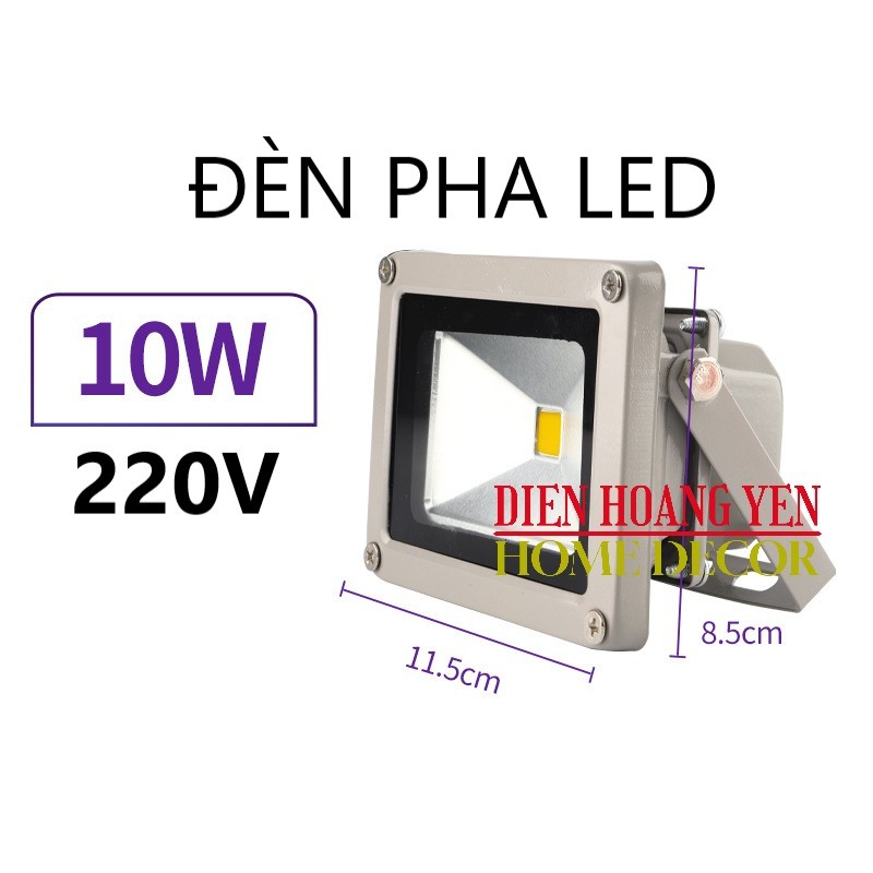 đèn led pha 10w chiếu sáng ngoài trời chiếu bảng hiệu chiếu sân vườn chiếu tiểu cảnh