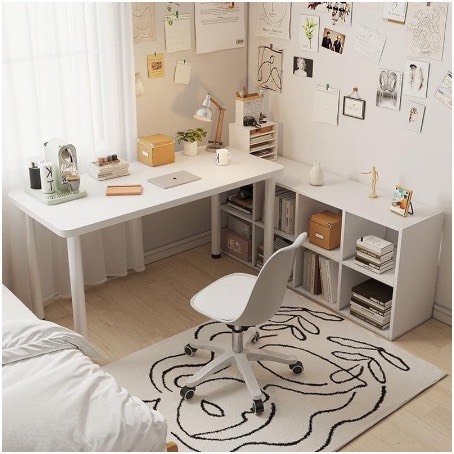 Kệ Gỗ[ 4 Màu] Kệ Sách Tổ Ong 8 Ô Diện Tích Lớn Vừa Decor Vừa Đựng Sách