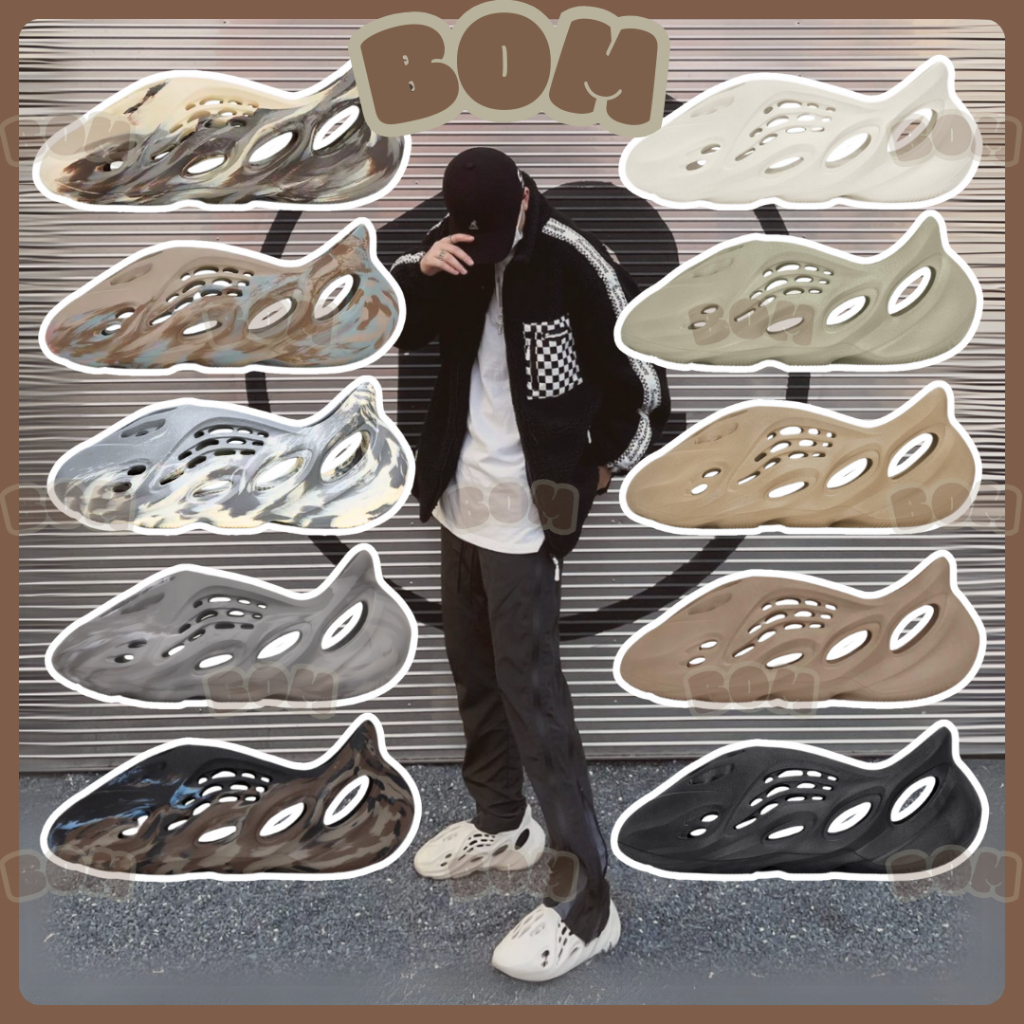 Giày thể thao Yeezy Foam Runner RNR [ BomSneakerStore ] Best Quality Giày Sneaker Lỗ - Siêu nhẹ - Ng