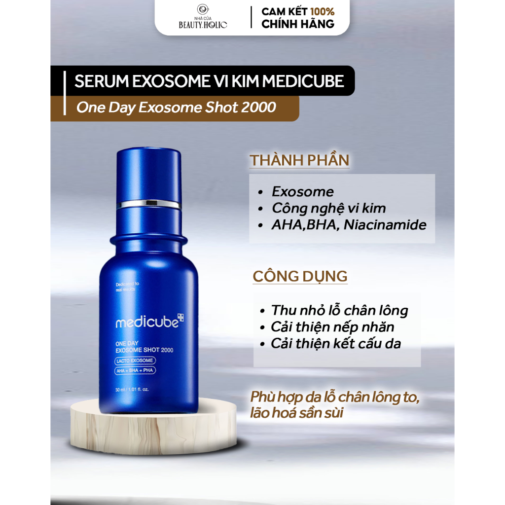Serum tế bào gốc MEDICUBE ONE DAY EXOSOME SHOT 2000