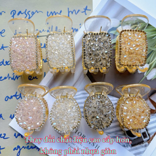 Kẹp Càng Cua 5 Răng Đính Đá Pha Lê - Phụ Kiện Tóc Dự Tiệc, Cưới Cao Cấp Cho Nữ [Giảm 25%]