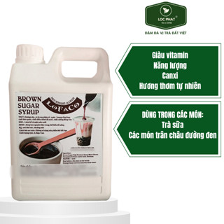 SIRO ĐƯỜNG ĐEN LOFACO - 2.5KG - NGUYÊN LIỆU DÙNG PHA CHẾ ĐỒ UỐNG - TRÀ SỮA (Trà Lộc Phát)