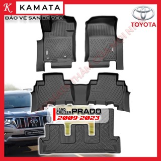 Thảm lót sàn ô tô Toyota Landcruiser Prado 2004- 2025 đúc nguyên khối tràn viền TPV (4 tấm/Bộ)