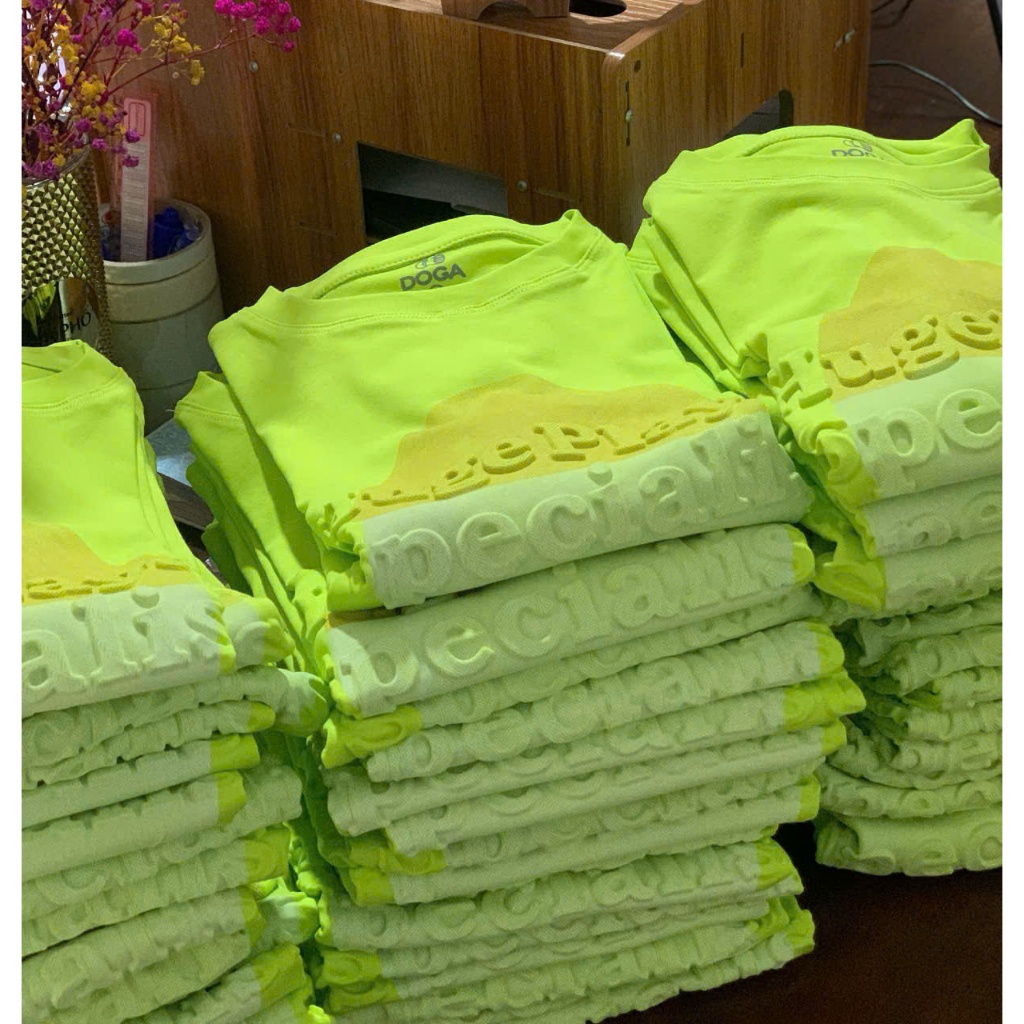 Áo Thun Babytee DOGA có size từ 35kg-70kg chất borip cotton điểm nhấn chữ dập nổi nhiều màu M174 | BigBuy360 - bigbuy360.vn