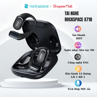 Tai nghe bluetooth không dây kẹp vành tai Rockspace X718 Bluetooth Earphones  bảo hành 12 tháng