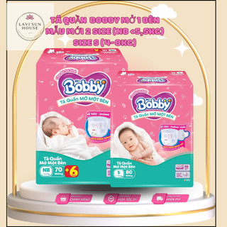   MẪU MỚI NHẤT  Tã bỉm quần Mở Một Bên Bobby Đầu Tiên Trên Thế Giới đủ size 