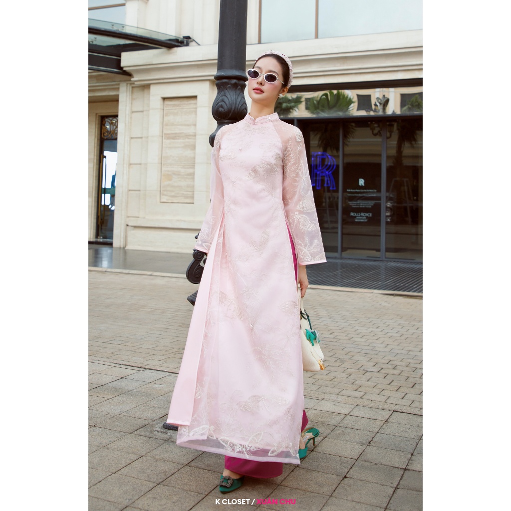 Set áo dài Xuân Chu, thời trang thiết kế K Closet S2017