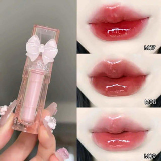 (T ặng Kèm Nơ) Son Kem Bóng MAKE MINE Thạch Nước Thuỷ Tinh Kèm Nơ Dễ Thương