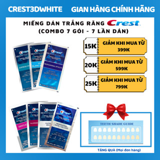 Combo 7 ngày Miếng dán trắng răng Crest
