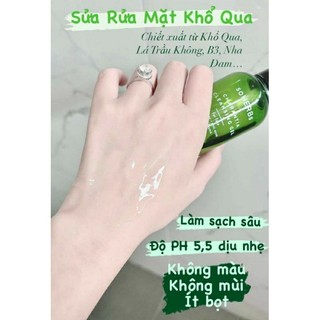[CHÍNH HÃNG 100%] COMBO CAO KHỔ QUA soHERBs ( Sữa Rửa Mặt + Cao Khổ Qua)