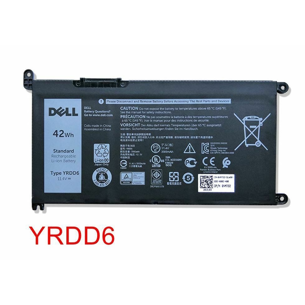 Pin Laptop Dell Inspiron 3582 3593 3793 5493 5584 5593 5590 5594 51KD7 FY8XM Y07HK YRDD6  0VM732