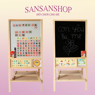  HỎA TỐC - Bảng học thông minh đa năng cho bé vừa học chữ vừa làm giá vẽ 