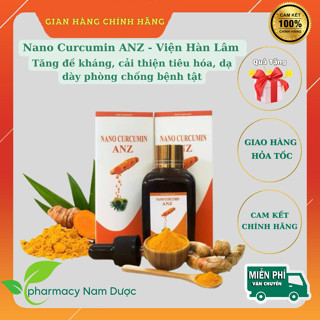[Mua 2 Tặng 1] Tinh bột nghệ Nano curcumin ANZ (30ML) tăng đề kháng, cải thiện tiêu hóa, dạ dày phòng chống bệnh tật