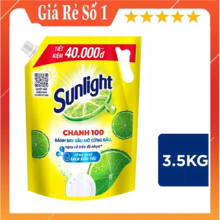 Nước Rửa Chén Sunlight Túi Chanh 3.5Kg