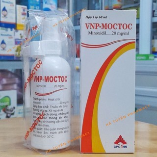  Xịt Mọc Tóc VNP-MOCTOC- Lọ 60ml- giảm rụng tóc và kích thích mọc tóc 