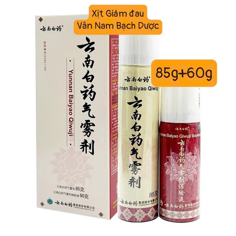 XỊT GIẢM ĐAAU VÂN NAM BẠCH DƯỢC 85g+60g