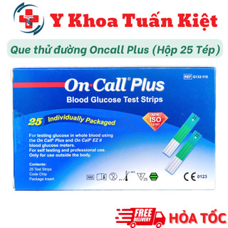 ✅ Que thử đường huyết Acon On-Call Plus hàng công ty chính hãng dạng TÉP rời