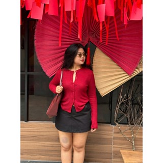 (TẶNG NƠ)  Áo khoác cardigan tay dài chất thun Miabigsize 90kg