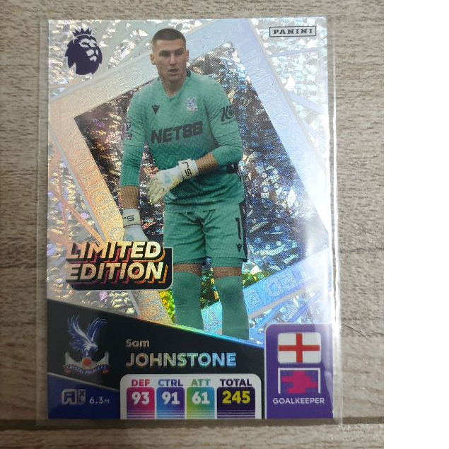 Thẻ cầu thủ SAM JOHNSTONE Limited Edition Panini Adrenalyn XL 2024/25
