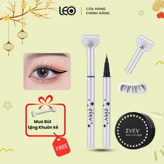 Bút kẻ mi dưới Kẻ mắt 3in1 ZVEV Khuôn in mi dưới kèm mực bền màu lâu trôi, dễ sử dụng cho người makeup