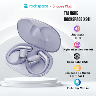 Tai nghe bluetooth không dây open ear Rockspace X911 OWS Bluetooth Earphones Hàng chính hãng