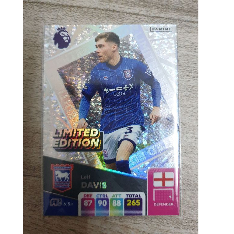Thẻ cầu thủ Leif Davis Limited Edition Panini Adrenalyn XL 2024/25