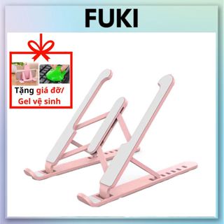 Kệ Để Laptop Macbook Ipad Có Đế Tản Nhiệt Laptop Để Bàn Có Thể Điều Chỉnh Được Độ Cao, Đế Tản Nhiệt Kê Laptop Nhựa FUKI