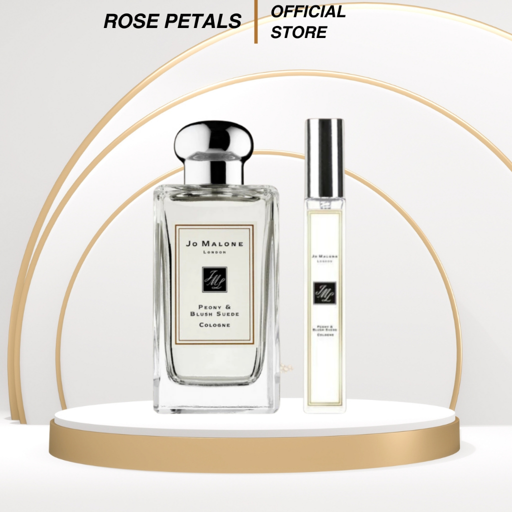 Nước Hoa Nữ Jo Malone Peony & Blush Suede, English Pear & Freesia hương hoa thanh tao 10ml