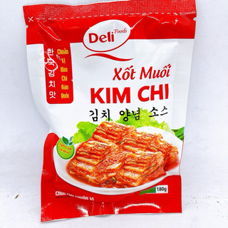 Xốt muối kim chi Hàn Quốc chuẩn vị Deli Ami-One - Gia vị muối kim chi, chuẩn vị, hao cơm gói 180g