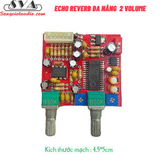 ECHO REVERB ĐA NĂNG 2 volum  - KÈM DÂY - MỚI