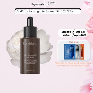 Serum dưỡng trắng Niacinamide B3 20% Lumiderm làm trắng da, giúp dưỡng trắng, mờ thâm nám hiệu quả 30ml